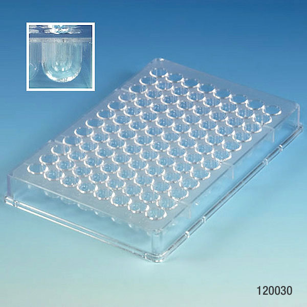 Globe Scientific Microtest Plate, 96-Well, U-Bottom, PS Image